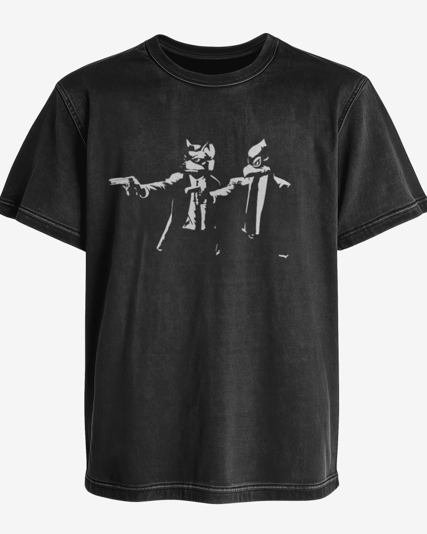 Polera desgastada Star fiction