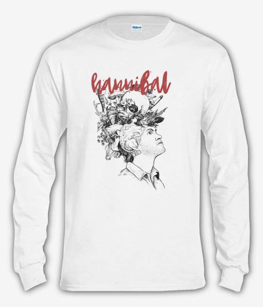 Polera manga larga Blanco de Hannibal 