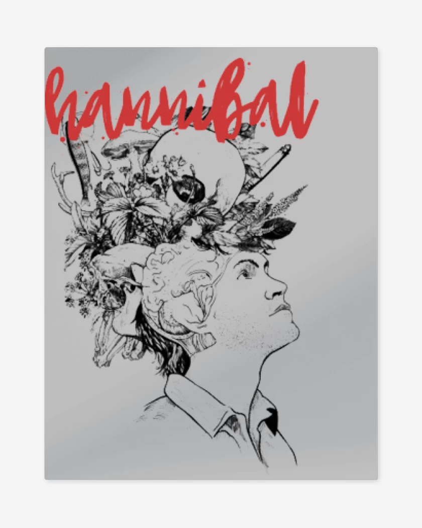 Print metalico Gris Melange de Hannibal 