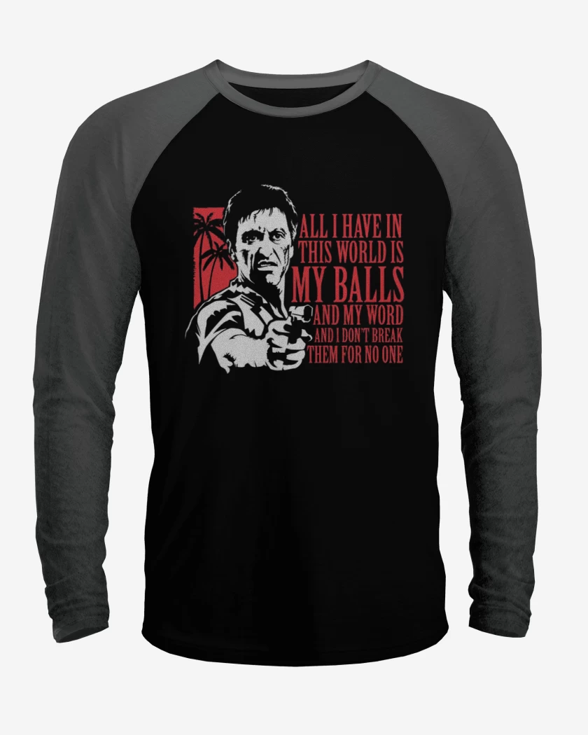 Polera Raglan Scarface