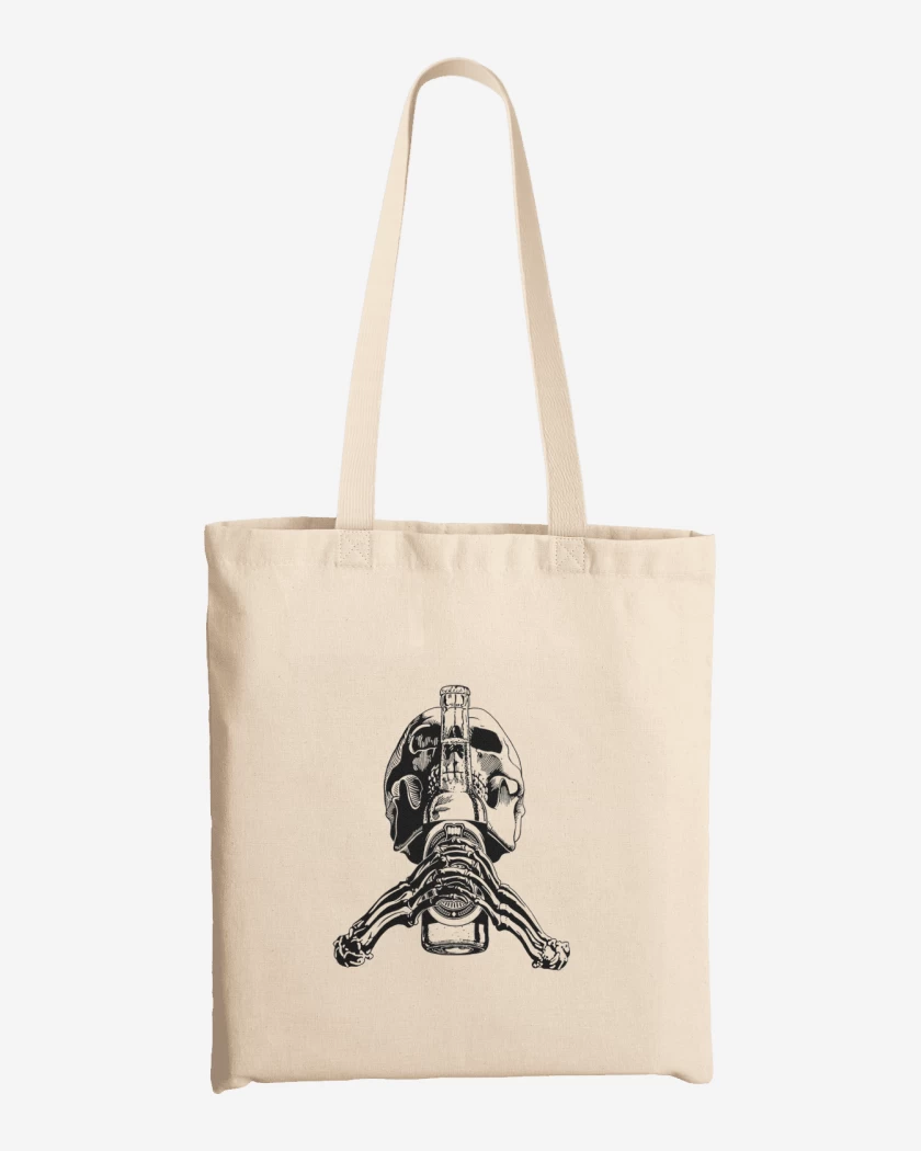 Totebag Pilsen skull