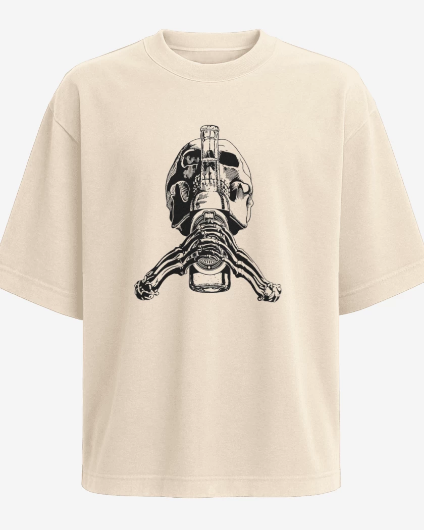 Polera Oversize Pilsen skull