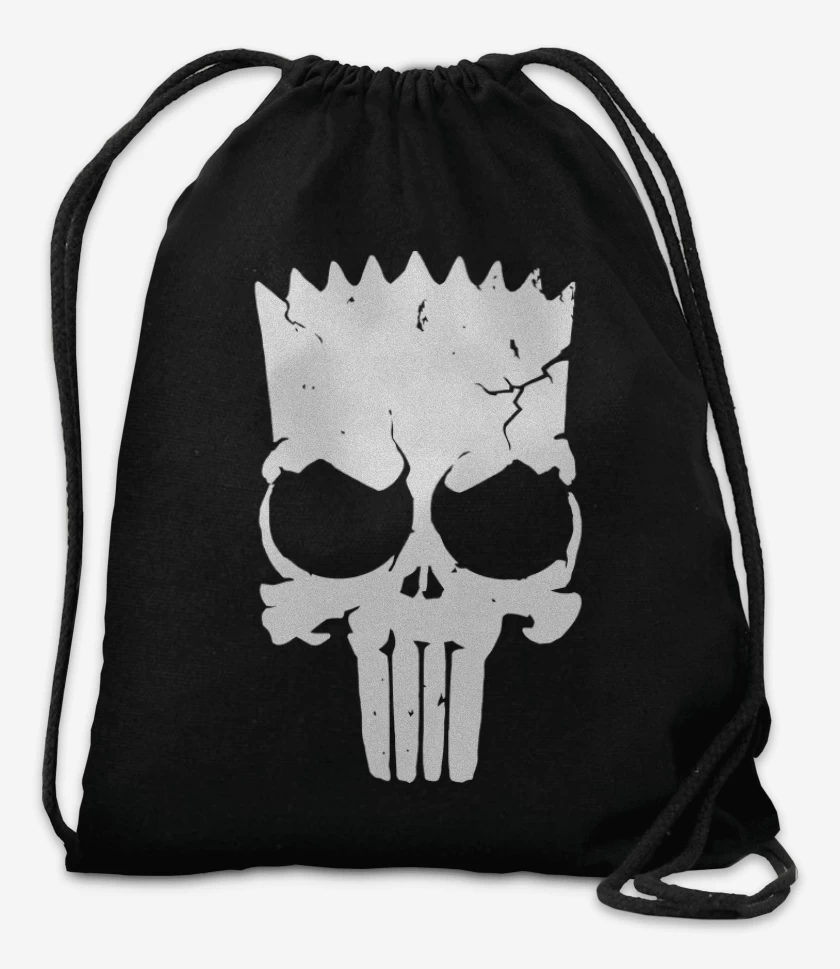 Mochila Negro de bart el castigador 