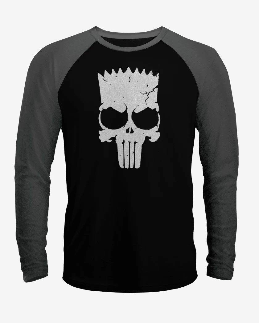 Polera Raglan bart el castigador 