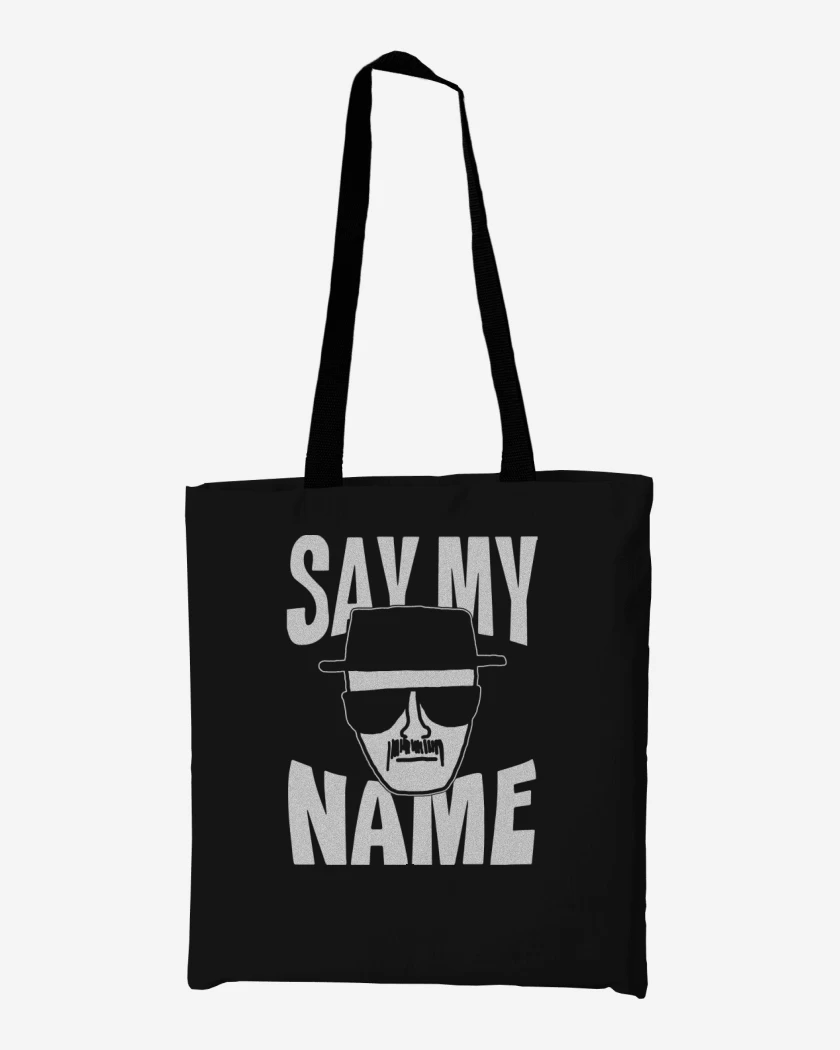 Totebag Negro de Say My Name