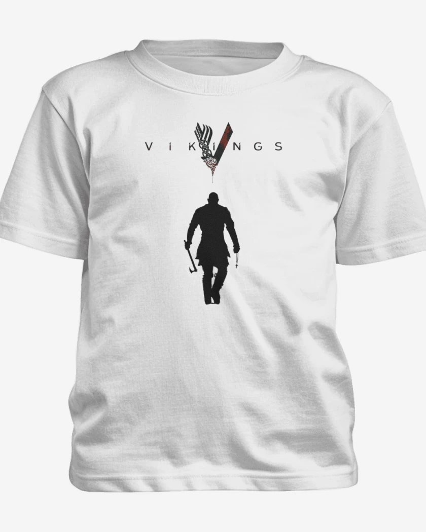 Polera de niño Blanco de Vikings ragnar