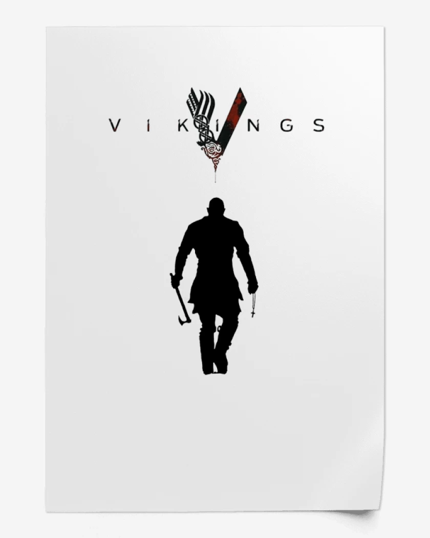 Print Blanco de Vikings ragnar