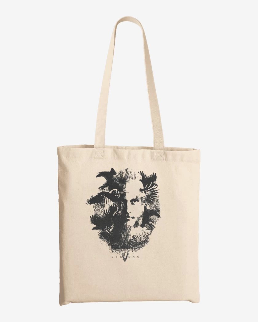 Totebag Ragnar cuervos