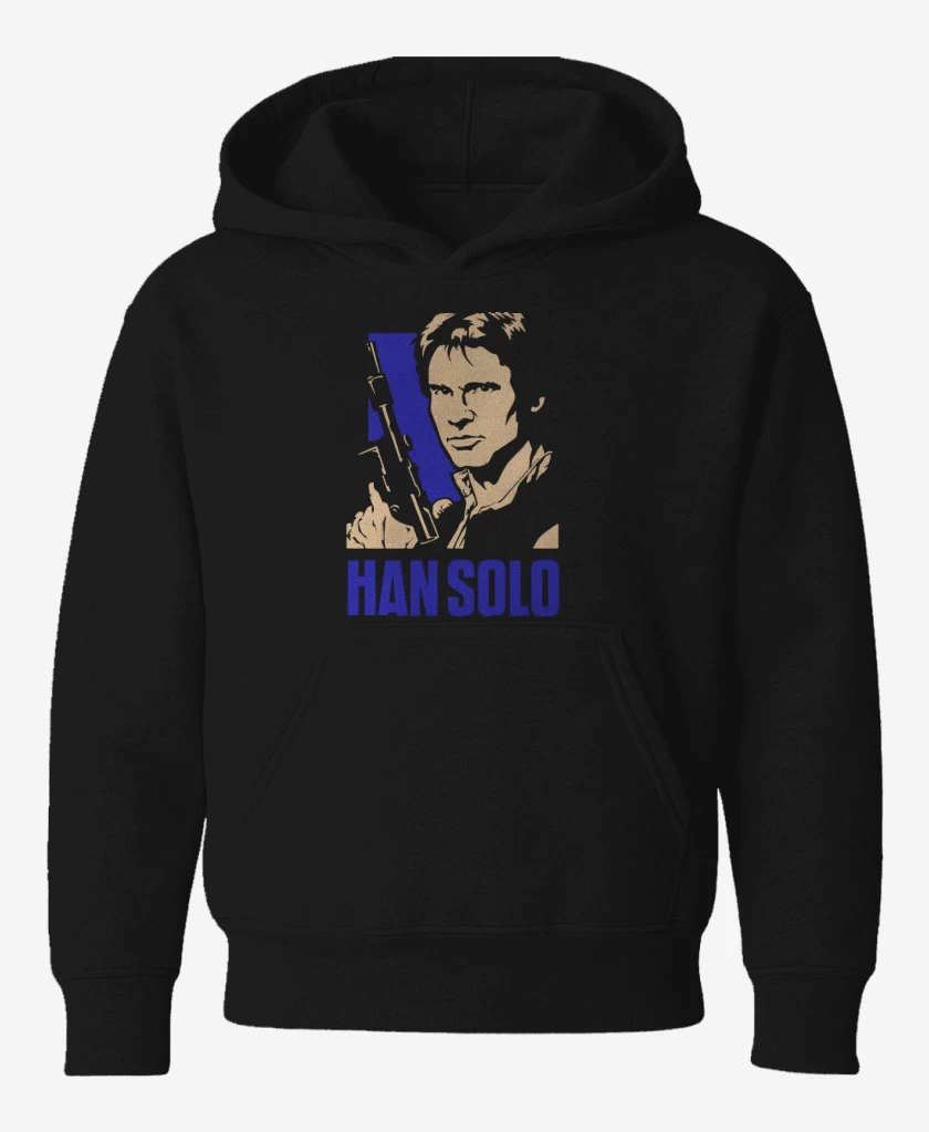 Poleron de niño Negro de Han solo blaster
