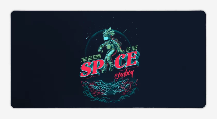 Mouse pad Gamer Azul Marino de Space cowboy