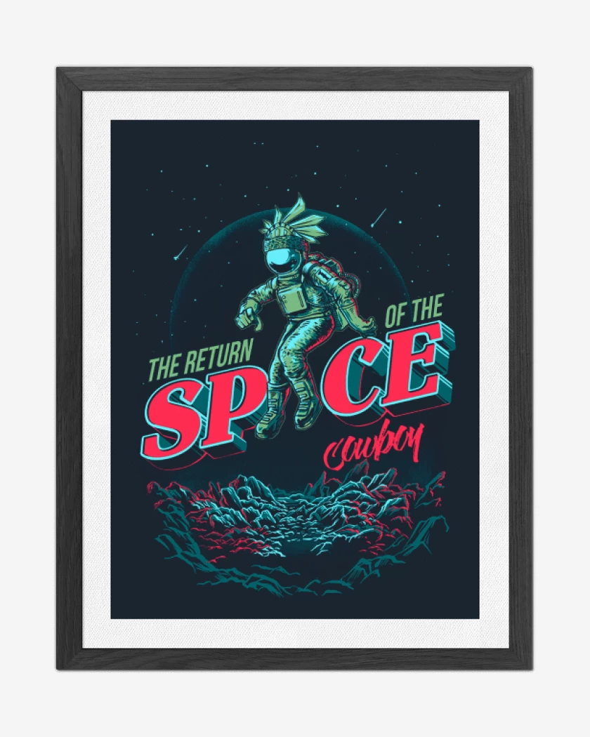 Cuadro decorativo Azul Marino de Space cowboy