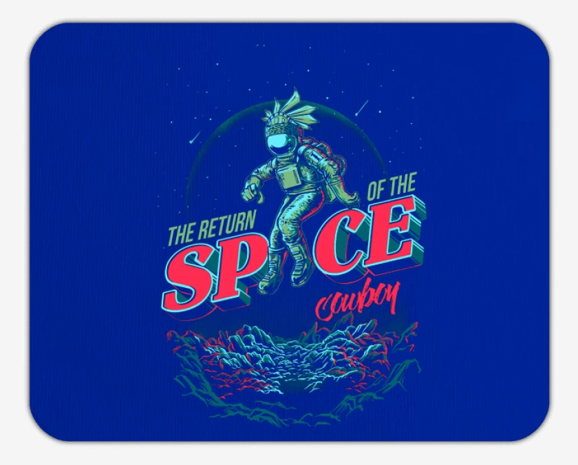 Mousepad Azul Marino de Space cowboy
