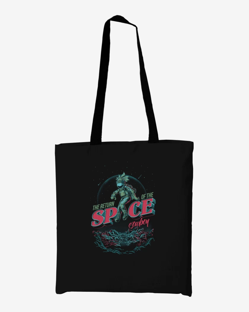 Totebag Negro de Space cowboy