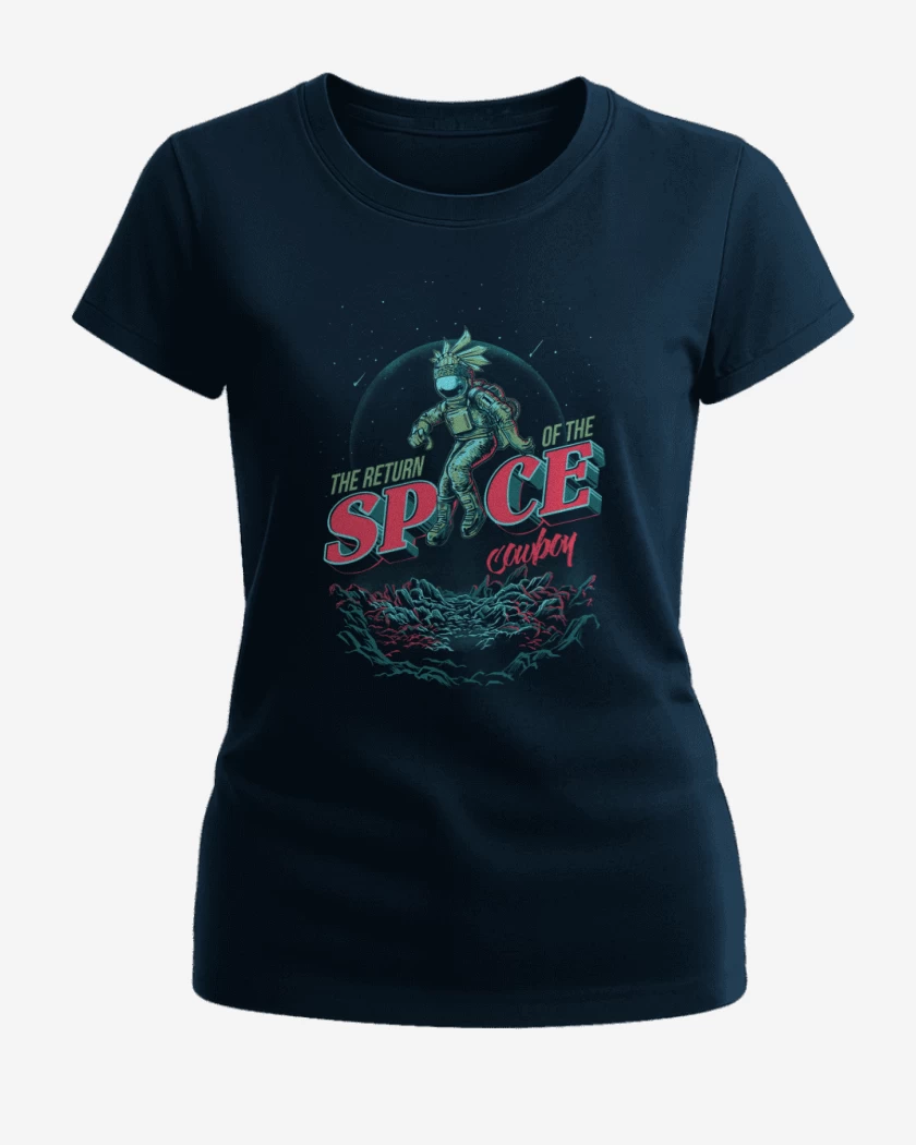 Polera de Mujer Azul Marino de Space cowboy