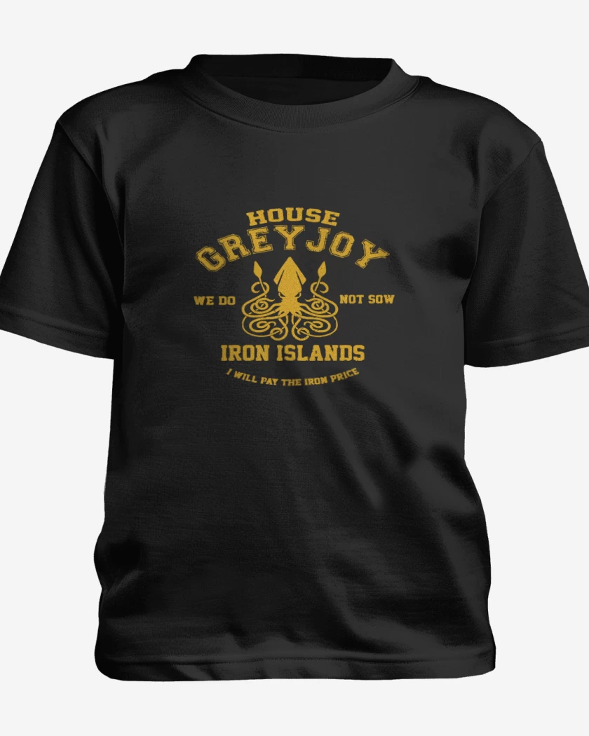 Polera de niño Negro de House grey joy