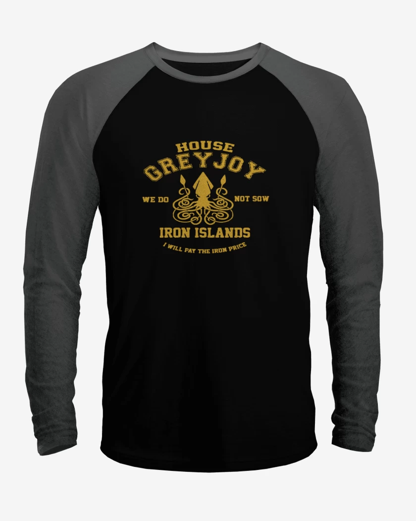 Polera Raglan House grey joy
