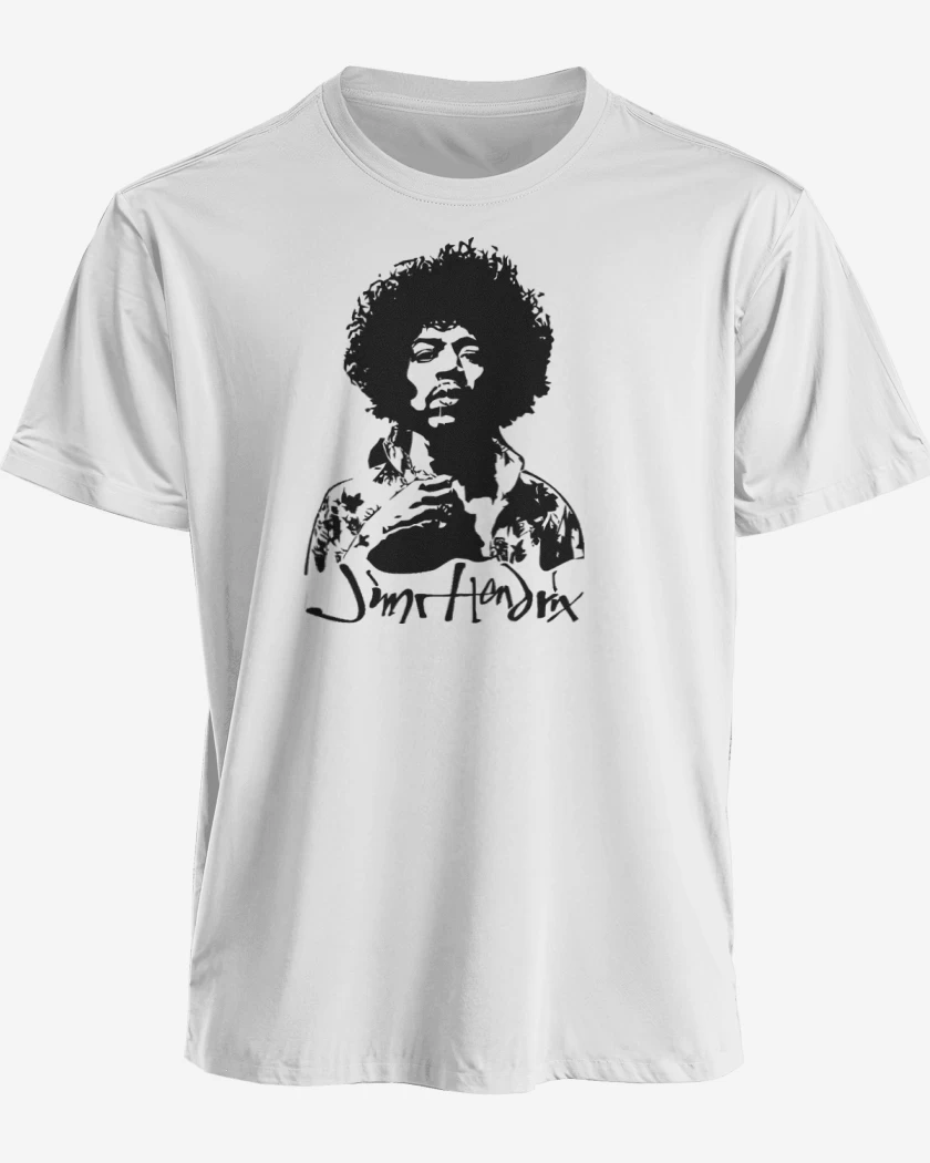 Polera premium Blanco de Jimmy Hendrix