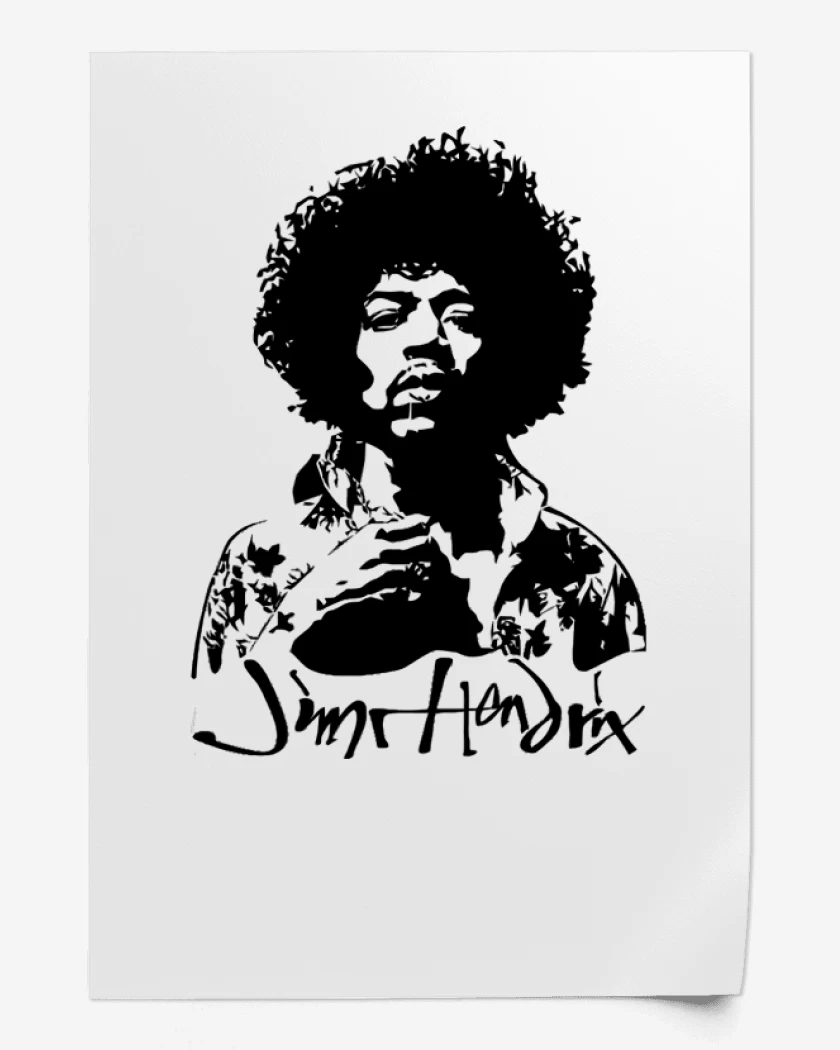 Print Jimmy Hendrix