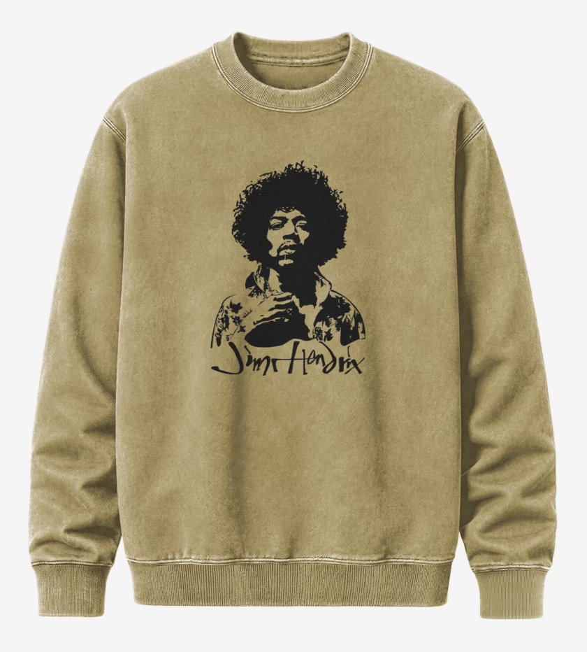Poleron Polo Acid Wash Beige de Jimmy Hendrix