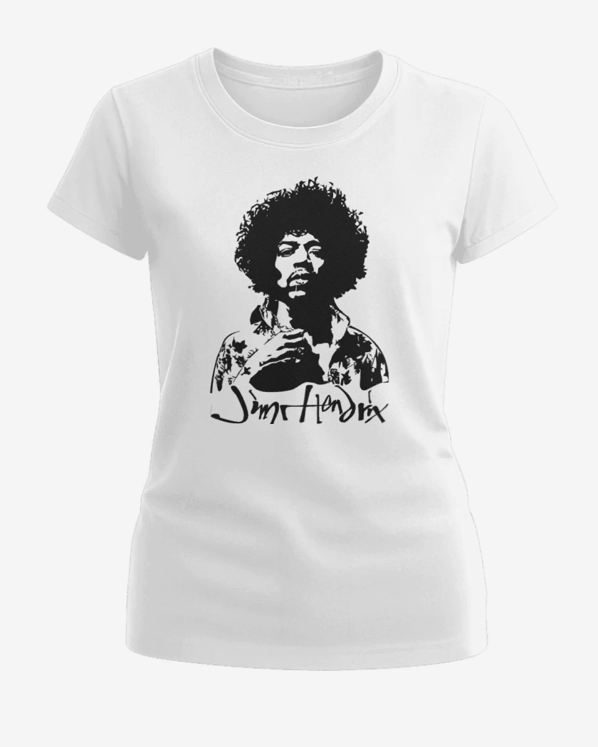 Polera de Mujer Blanco de Jimmy Hendrix
