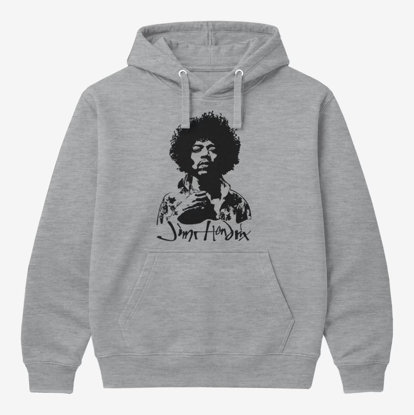 Polerón Canguro Gris Melange de Jimmy Hendrix