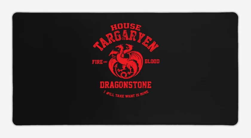 Mouse pad Gamer House targaryen