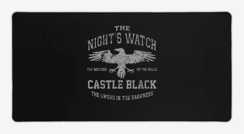Mouse pad Gamer House Nights Watch Castle Black