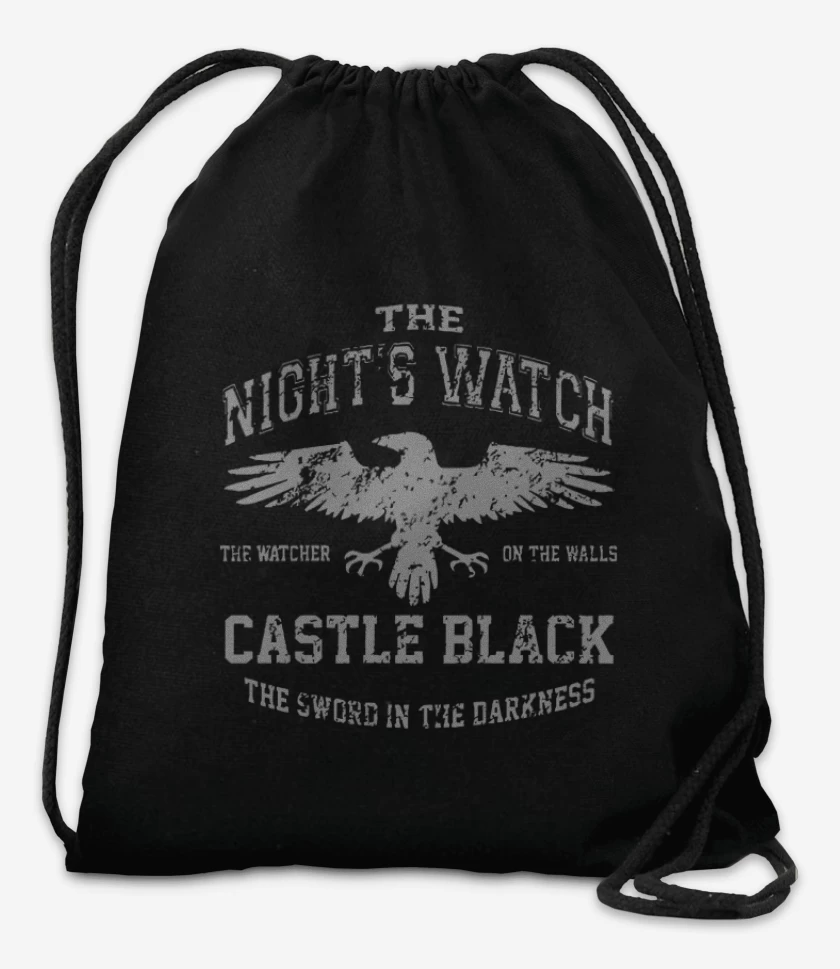 Mochila Negro de House Nights Watch Castle Black