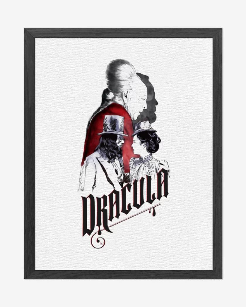 Cuadro decorativo Blanco de Dracula 