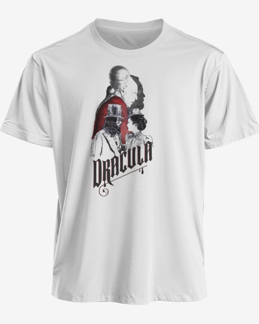 Polera premium Blanco de Dracula 