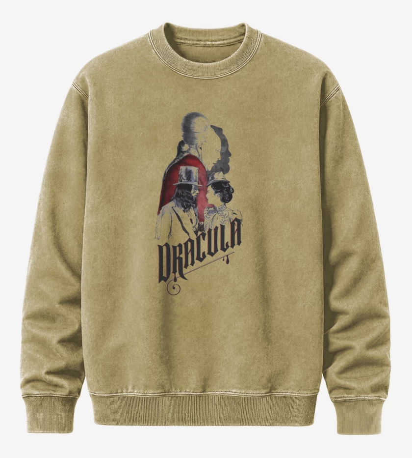 Poleron Polo Acid Wash Beige de Dracula 