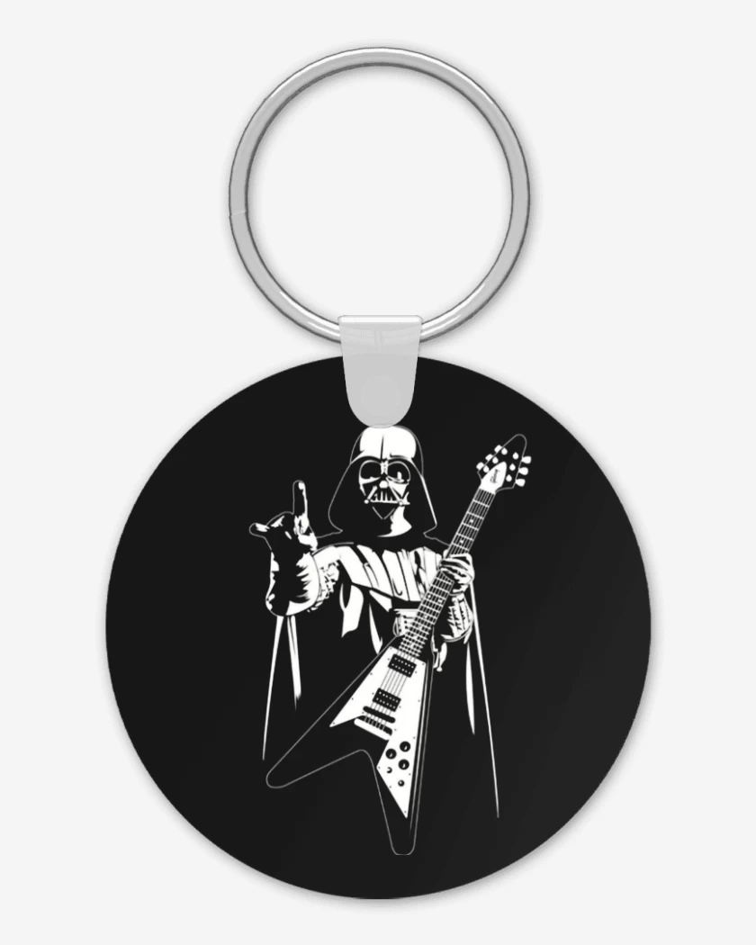 Llavero Negro de Darth Guitar 
