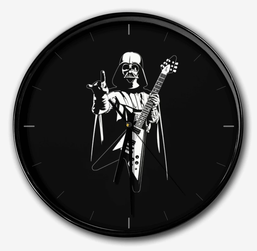 Reloj Negro de Darth Guitar 