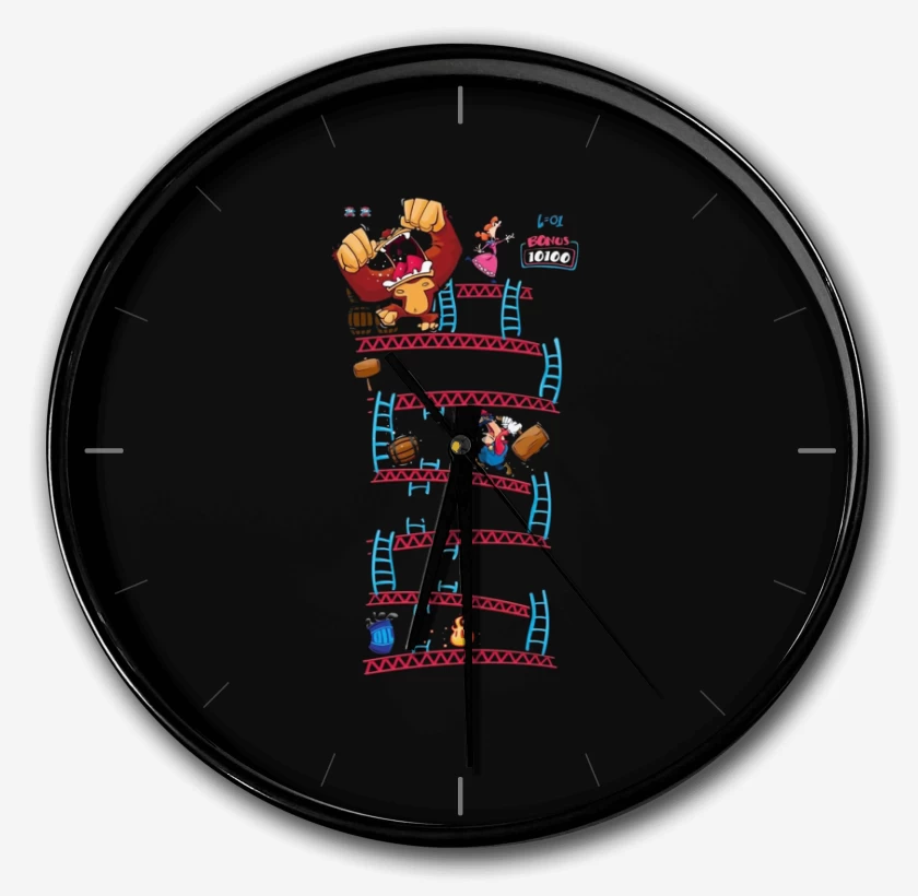 Reloj Negro de Super bigote king 2 