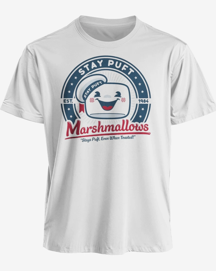 Polera premium Blanco de Stay Puft 