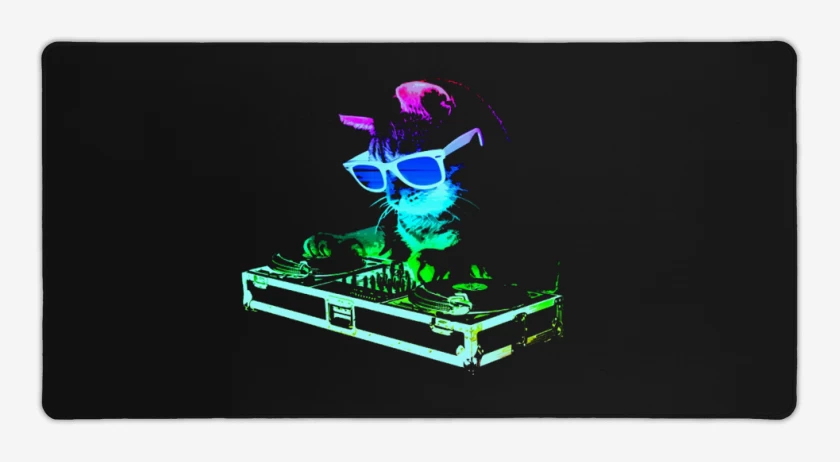 Mouse pad Gamer Dj gatito
