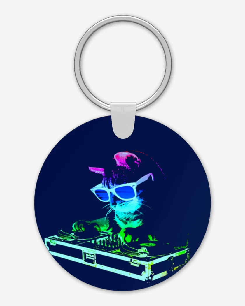 Llavero Dj gatito