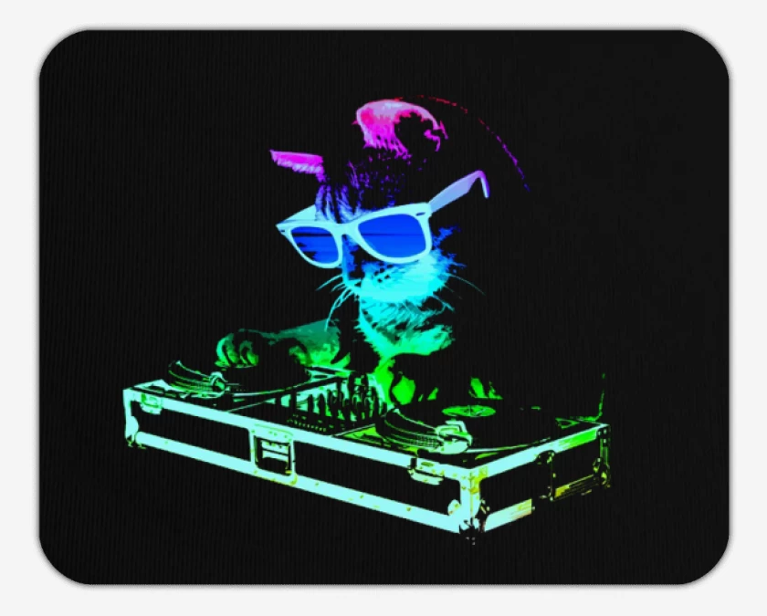 Mousepad Dj gatito