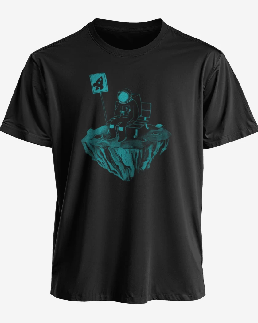 Polera Negro de Astronauta 14