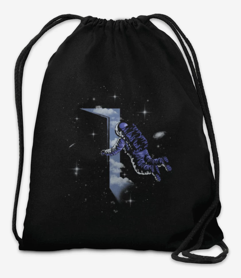 Mochila Negro de Puerta al espacio