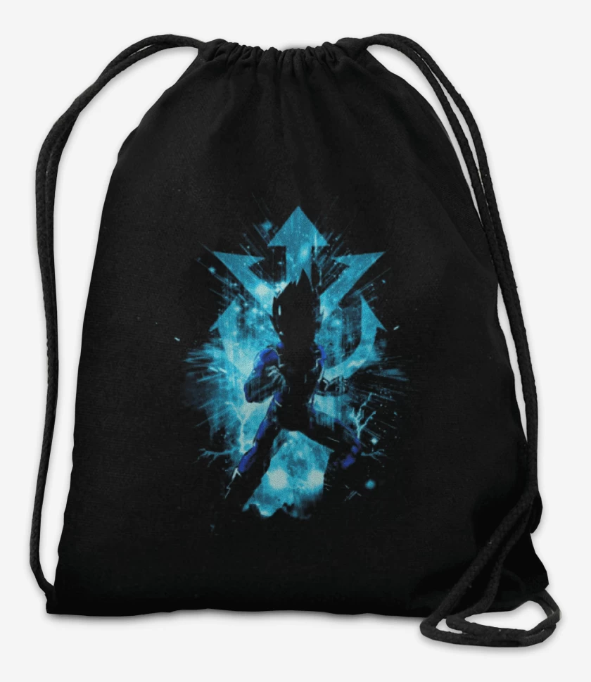 Mochila Negro de Principe vegeta