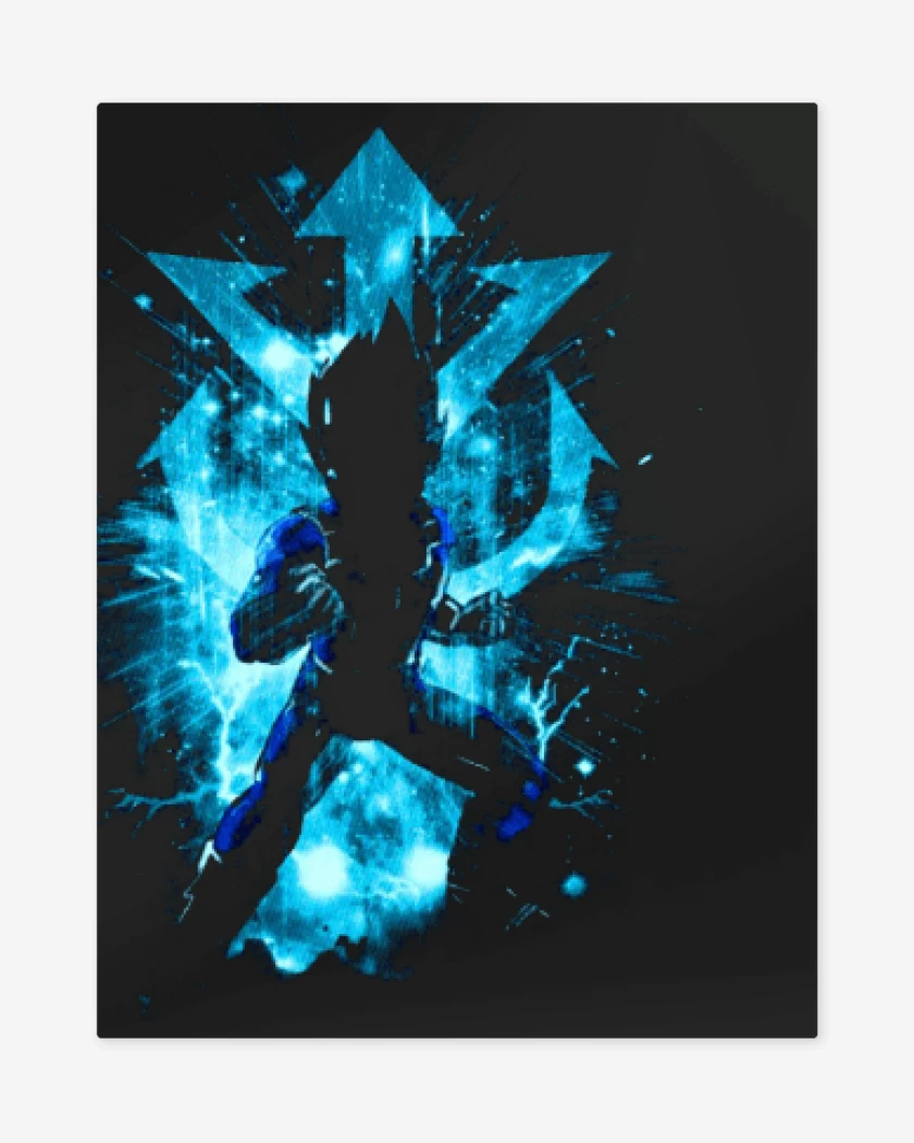 Print metalico Negro de Principe vegeta