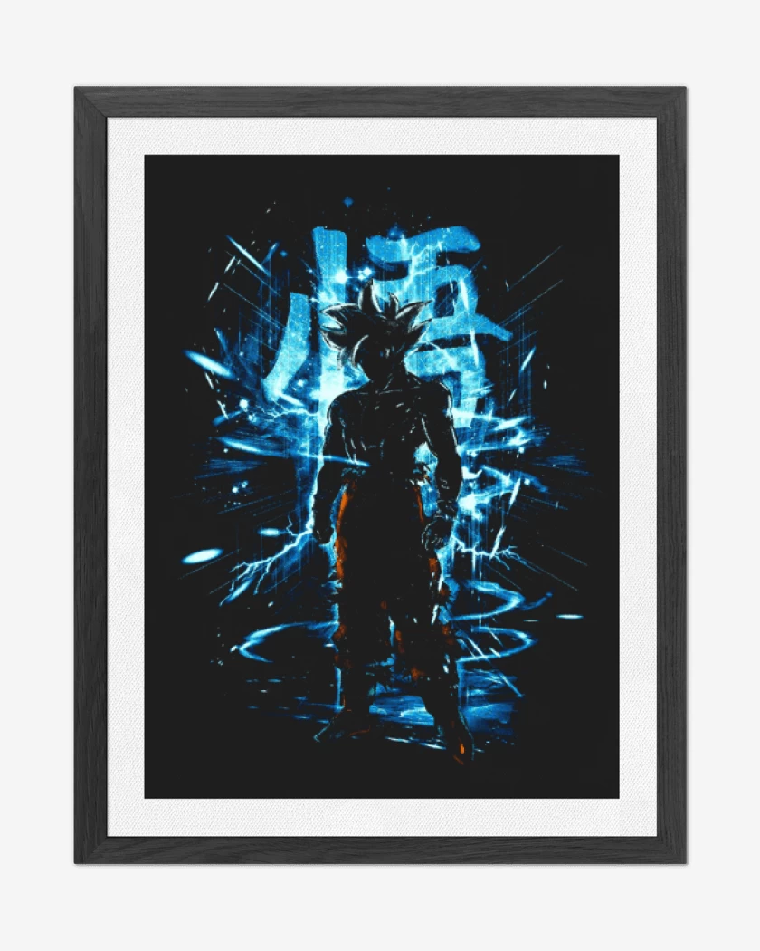 Cuadro decorativo Negro de Miggate goku