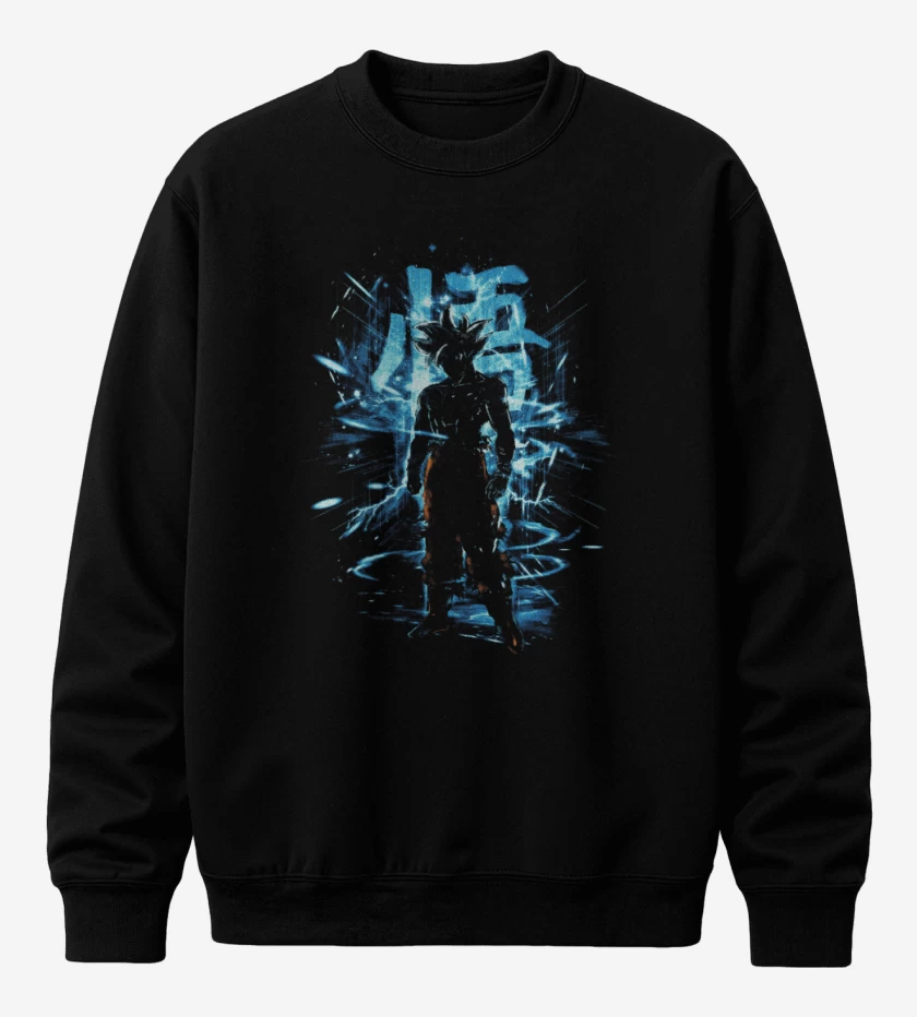Poleron polo Negro de Miggate goku