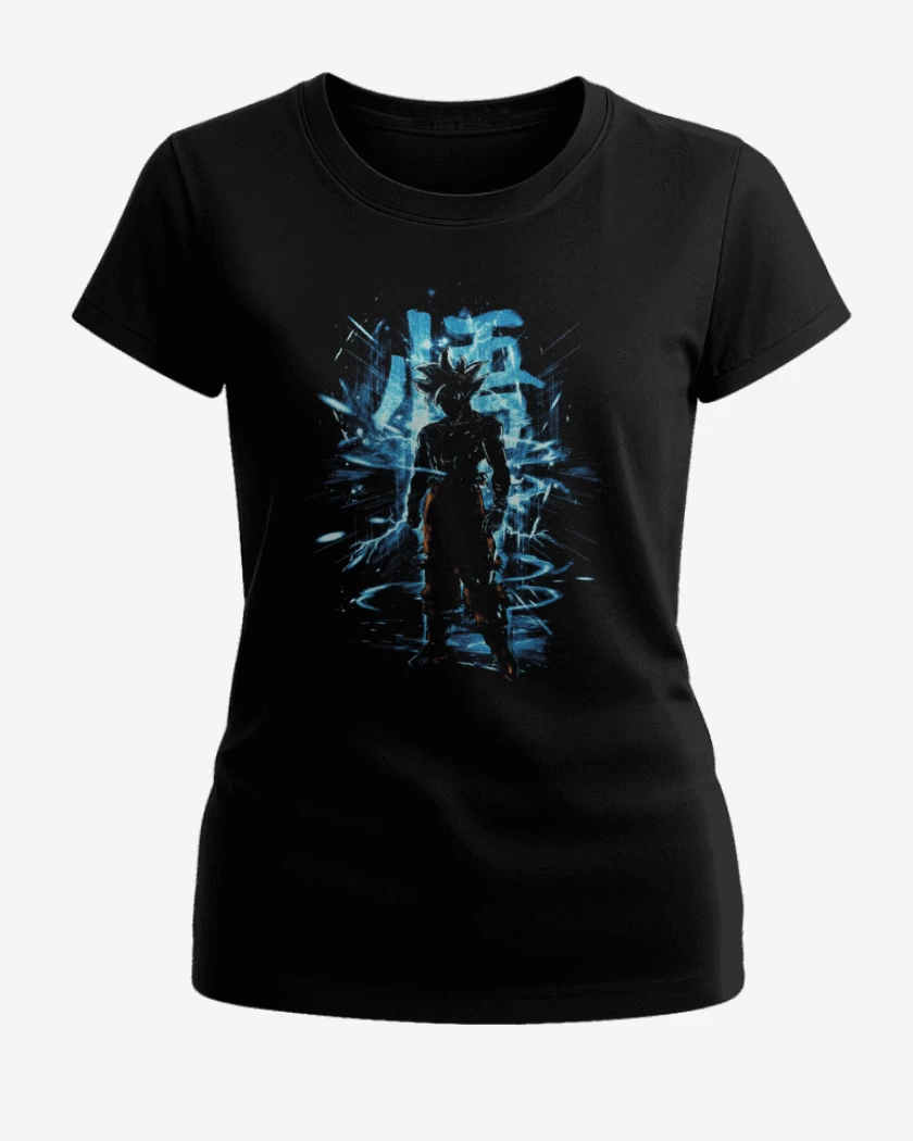 Polera de Mujer Negro de Miggate goku