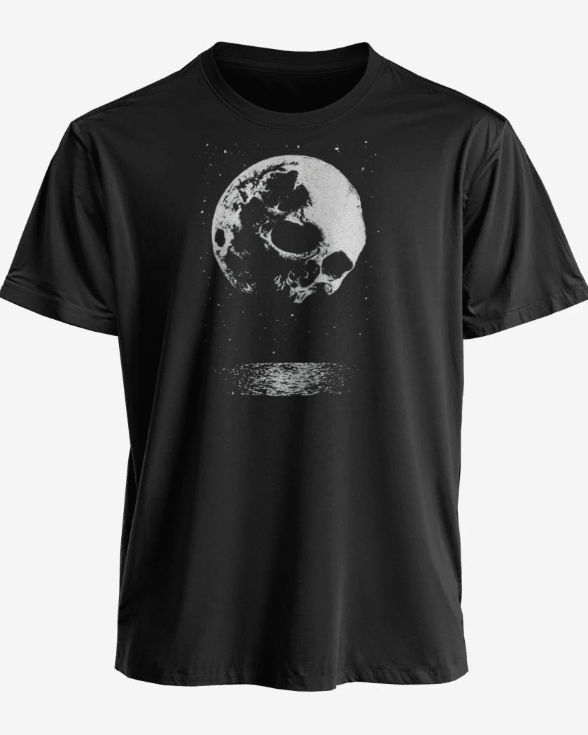 Polera premium Negro de Skull moon