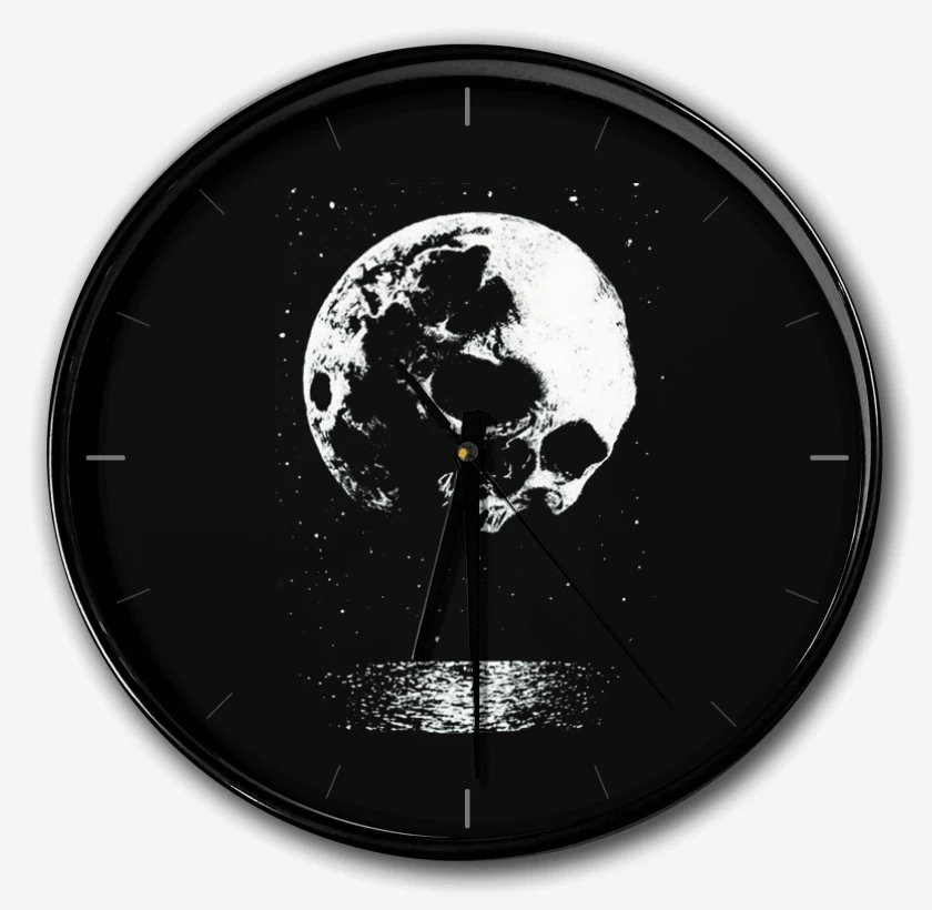 Reloj Negro de Skull moon