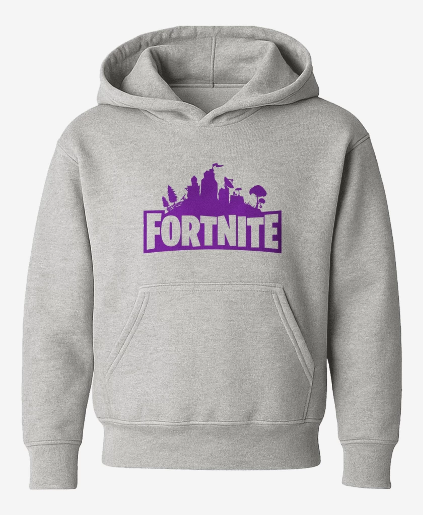 Poleron de niño Gris Melange de Fortnite Battle Royale