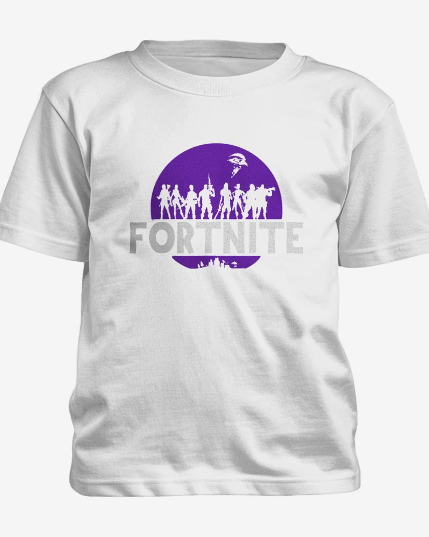 Polera de niño Blanco de Fortnite royale