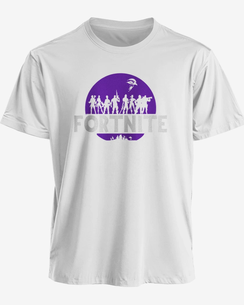 Polera premium Blanco de Fortnite royale